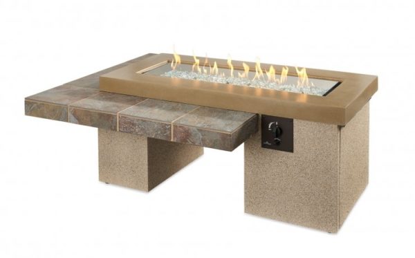 Brown Uptown Gas Fire Pit Table