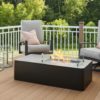 fire pit by outdoor greatroom