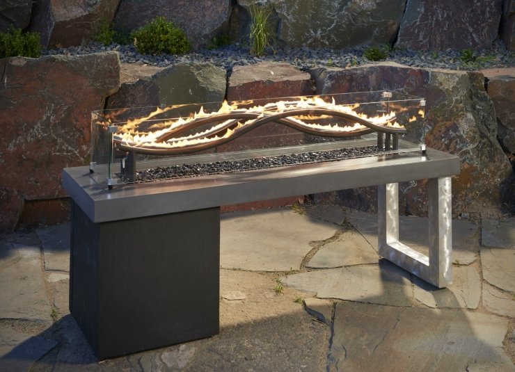 Wave Fire Pit Table, Outdoor Fire Pit Companies
