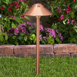 2129, 2129-CSN Solid Copper Path And Area Light,