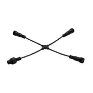 12v Outdoor Landscape Tape Lighting 4 Way “X” Connector - 8003 by Wac Lighting