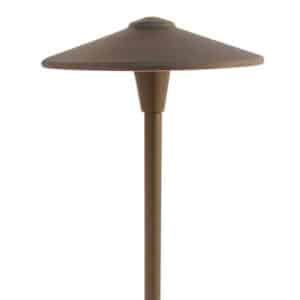 AL-05 120v Brass China Hat Area Light by Focus Industries