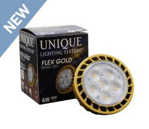 3 WATT Flex Gold LED MR16 by Unique Lighting