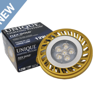 12 WATT Flex Gold PAR36 LED by Unique Lighting